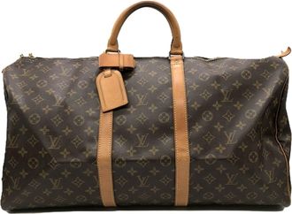 Louis Vuitton Brown Monogram Canvas Boston Bag (Pre-Owned)