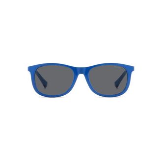 Polaroid Sunglasses, unisex, Blue, 47 MM, Opt + Clip-On PLD 8054/Cs Zx9(M9)