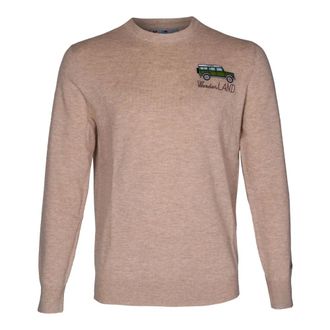 MC2 Saint Barth Truien & Vesten, Heren, Beige, S, Wol, Heron Light Crewneck Sweater