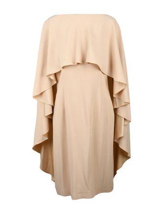 Alberta Ferretti Cream Longuette Sheath Dress