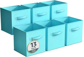 Sorbus 13In 6 Pack Fabric Storage Cubes