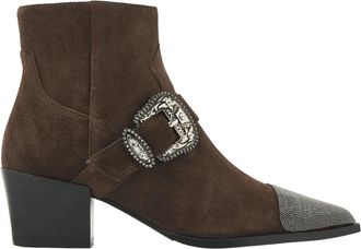 VIA VAI Kate Jemma Enkellaarsjes - Dames - Cowboylaarzen - Bruin - 39 EU - Su&egrave;de - Schoenen