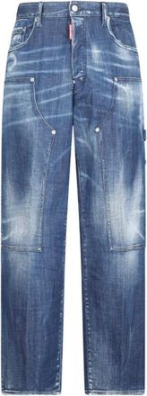 Dsquared2 Dark Milky Way Wash 642 Jeans - Heren - Regular Fit Jeans - Blauw - XL - Katoen - Jeans