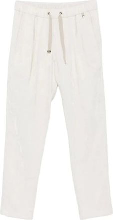 Herno Heren, Broeken, Wit, Maat: 44 EU