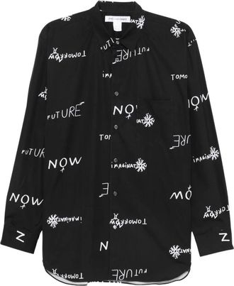 Comme Des Gar&ccedil;ons Overhemden, Heren, Zwart, L, Casual Shirts