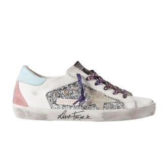 Golden Goose Womens Super Star Sneaker In White