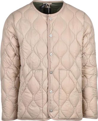 TAION Centogrammi Jas - Heren - Winterjassen - Beige - S - Nylon - Jassen