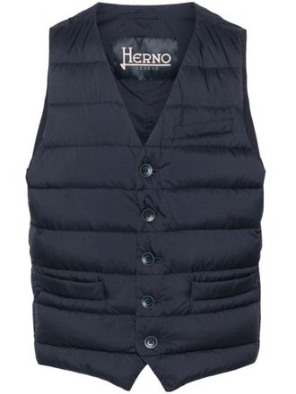 Herno Blue Il Panciotto Vest