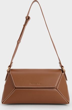 Charles & Keith Nasrin Geometric Shoulder Bag