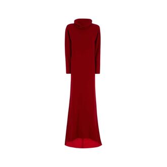 Valentino Garavani Cady Couture Lange Jurk - Dames - Jurken - Rood - Maat: XS Zijde