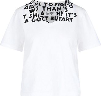 Maison Margiela T-Shirt Scollo A V Aids Program
