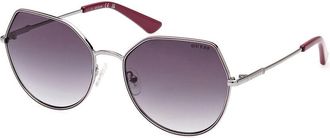 Guess GU7867 08B Womens Sunglasses Silver Size 58