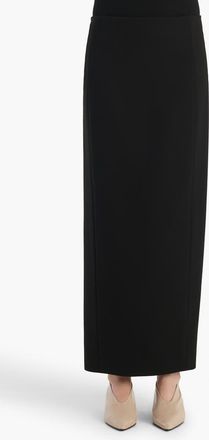 Khaite Lyle Crepe Skirt in Black at Nordstrom, Size 10