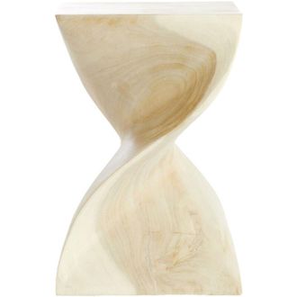 Light & Living Light&living - Mesa auxiliar muhan en madera natural clara