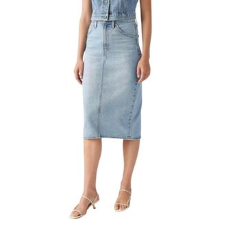 Levi's Dames, Rokken, Blauw, Maat: W29 Katoen