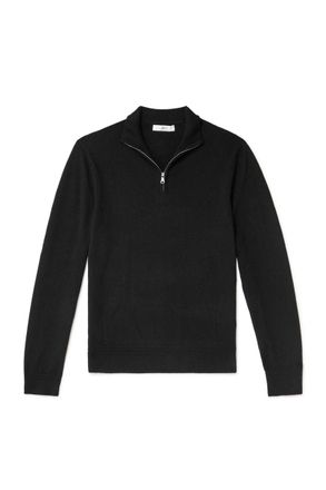 Mr P. James Cashmere Half-Zip Sweater