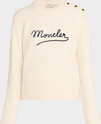 Moncler Crewneck Logo Sweater
