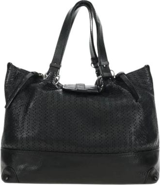 Chlo&eacute; Pre-owned Shoulder Bag - Dames - Vintage Schoudertas - Zwart - ONE Size - Leer - Vintage