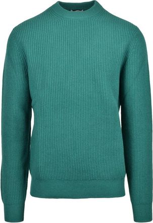 Ballantyne Ribbed Wool Sweater - Green