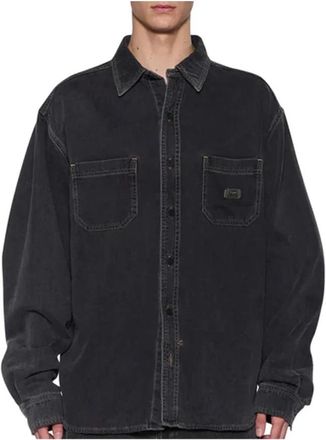 Ksubi Vulture Denim LS Shirt - Heren - Spijkeroverhemden - Zwart - S - Denim - Overhemden