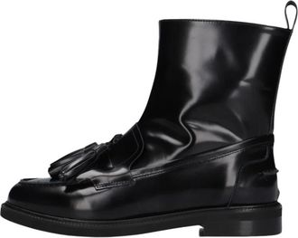 Stefano Lauran Schoenen, Dames, Zwart, 38 1/2 EU, Leer, 12219 Enkellaarsjes