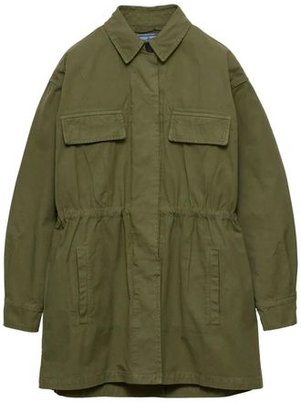 Prada Panama jacket - women - Cotton - 36 - Green