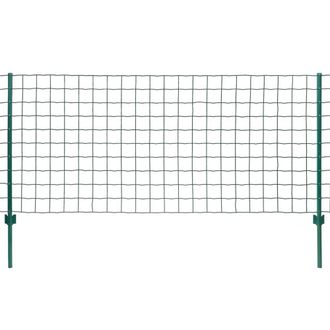 Berkfield Home Euro Fence Steel 20x1.2 m Green