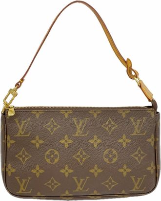 Louis Vuitton Brown Pouch (Pre-Owned)