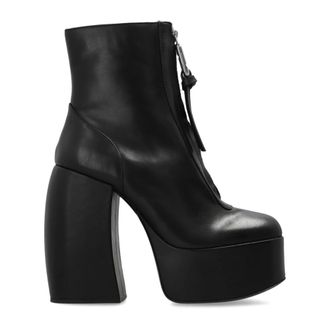 Marc Jacobs Gigi Platform Ankle Boots - female - Marc Jacobs - Heeled Boots - Black - 6 UK - Shoes