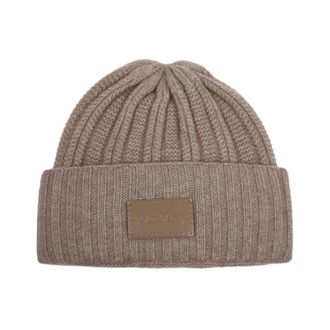 Max Mara Accessories, female, Brown, ONE SIZE, Beige Macbeth Hat