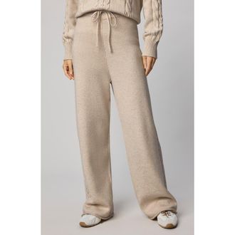 Splendid Jetset Sweater Pants in Cappuccino Brown at Nordstrom, Size X-Large