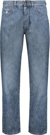 Moorer Straight Jeans - Heren - Regular Fit Jeans - Blauw - W33 - Katoen - Jeans