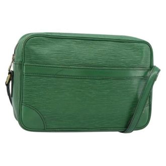 Louis Vuitton Pre-owned Cross Body Bags, female, Green, Size: ONE SIZE Pre-owned Epi Leather Shoulder Bag