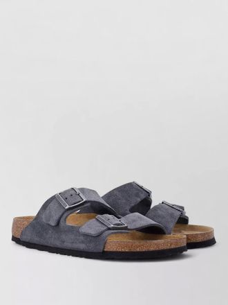 Birkenstock arizona suede open toe slide sandal