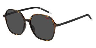 HUGO BOSS HG 1236/S 0UC/IR Womens Sunglasses Tortoiseshell Size 55