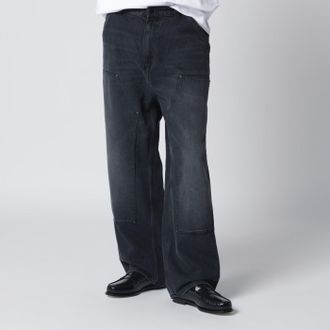 Carhartt Work in Progress OG Double Knee Pant Black/Grind Washed