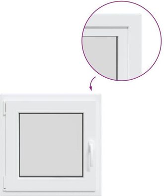 vidaXL Vidaxl - Ventana De S&oacute;tano risor 60x60 Cm Oscilobatiente Din Izquierda