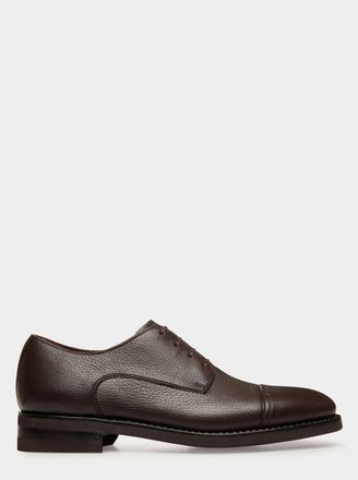 Bally Scribe Un Derby In Deer Leather in Ebano 21 at Nordstrom, Size 43.5