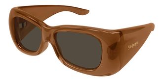 Saint Laurent SL 901 HOWL 017 Womens Sunglasses Brown Size 61 - Free RX Lenses - Free RX Lenses