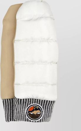 Chlo&eacute; two-tone leather gloves