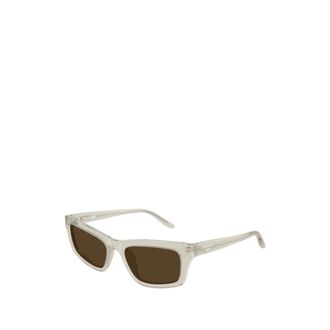 Balenciaga Zonnebril - Dames - Accessoires - Grijs - Maat: 56 MM Nylon