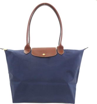 Longchamp Navy Nylon Tote Bag (Pre-Owned)