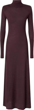 Pinko Maxi Jurk - Dames - Kleedjes - Paars - S - Kleedjes