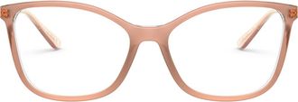 Vogue Eyewear 54mm Butterfly Optical Glasses in Pink at Nordstrom
