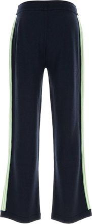 Casablanca Mens Navy Blue Wool Pant Exterior: Merino Maglieria Sweater