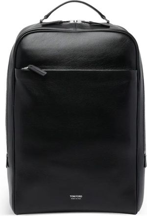 Tom Ford Classic zip-fastening backpack - Zwart