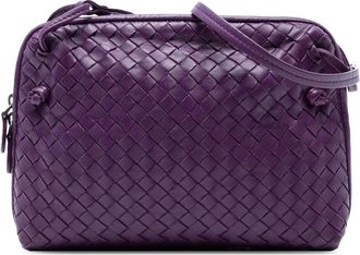 Bottega Veneta Pre-owned Bottega Veneta Nappa Intrecciato Nodini Crossbody B03962614G