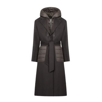 People of Shibuya Trenchcoat met uitneembare gilet - Dames - Mantels - Bruin - Maat: 2XS Zijde