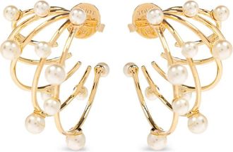 Tory Burch Orecchini con perle sintetiche - Oro