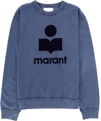 Isabel Marant Indigo Blue Logo Sweatshirt